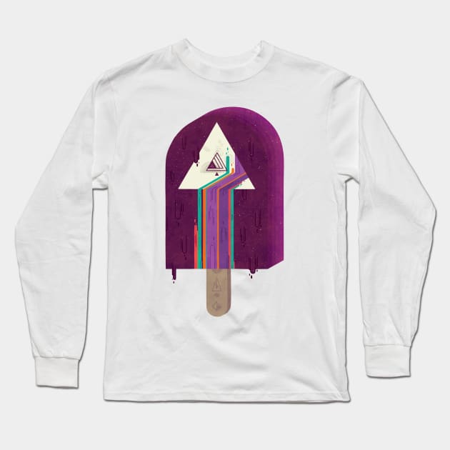 Cosmic Popsicle Long Sleeve T-Shirt by againstbound